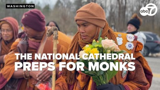 National Cathedral preps for Monks 2,300 mile Walk for Peace Episcopal Dean explains